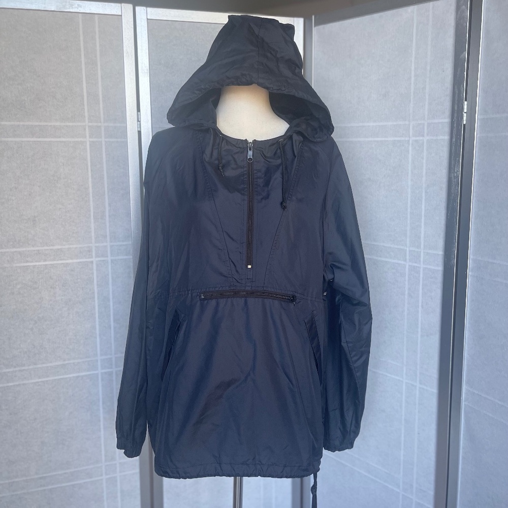 GAP Navy Windbreaker with Hood sz M